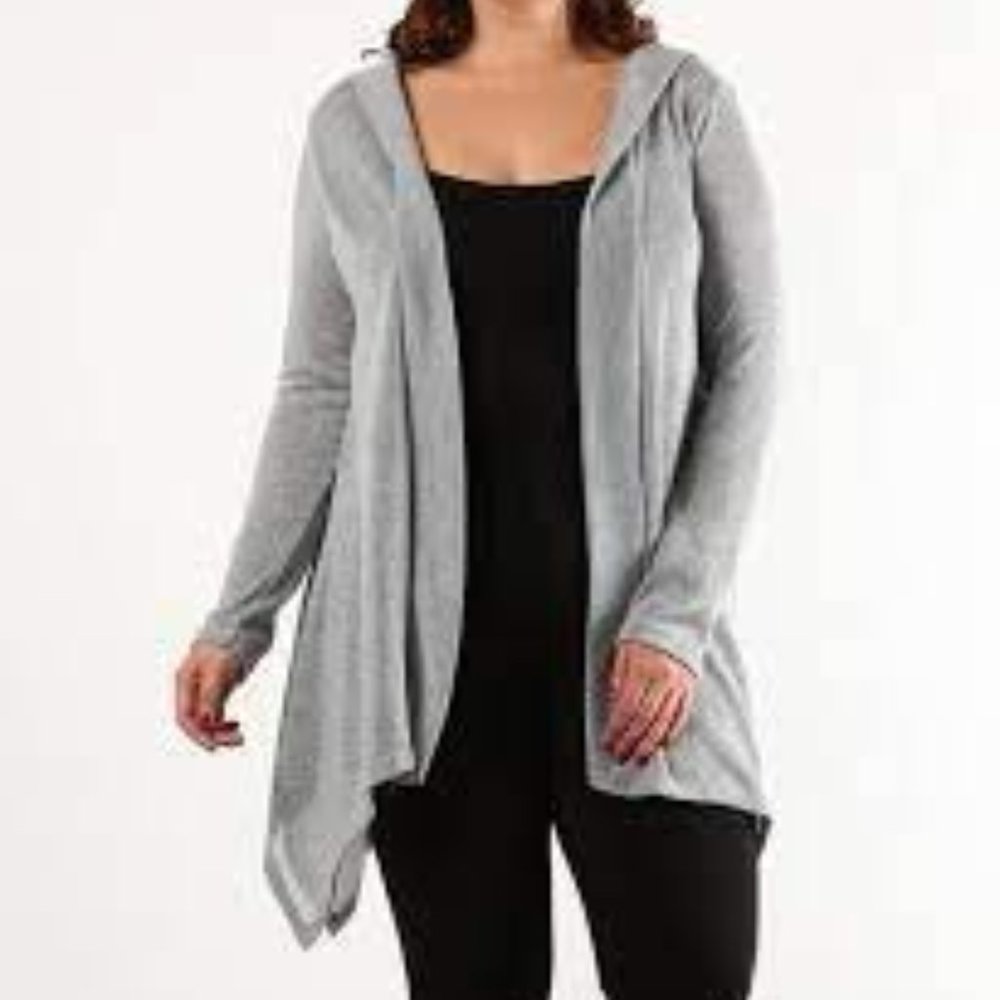 Pretty Young Thing Womens Knit Cardigan Gray New Size Medium